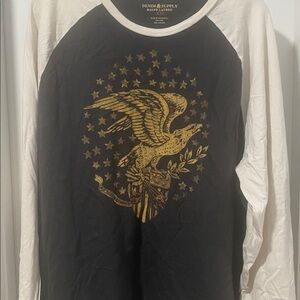 Men’s Denim & Supply" Ralph Lauren vintage Americana-style graphic.XXL.